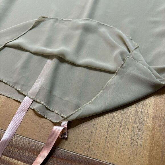 House of CB Lailah Embroidered Maxi Skirt‎ Low Rise Lightweight Georgette Large - Picture 8 of 15